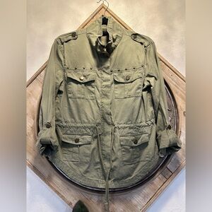 Supreme Olive Green Military Jacket